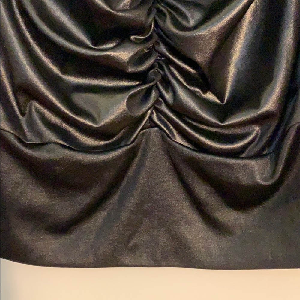 Bebe RHINESTONE BLACK DRESS Size Small - Picture 4 of 8